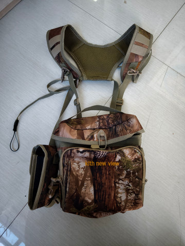 Brand: KLTH NEW VIEW<br>Binocular Harness Chest Pack with Detachable Rangefinder Pouch