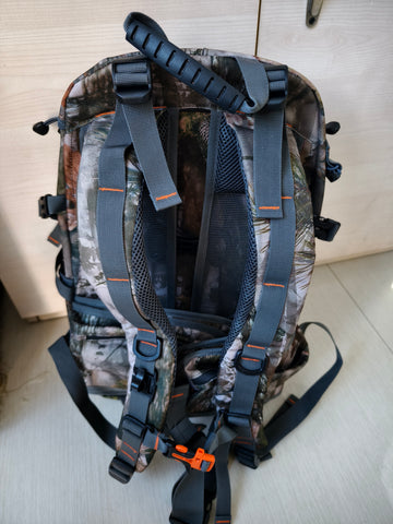 Brand: KLTH NEW VIEW<br>Camo Hunting Backpack 35L for Men, 600D Durable 2100cu Daypack with Rifle Holder