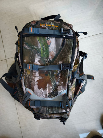 Brand: KLTH NEW VIEW<br>Camo Hunting Backpack 35L for Men, 600D Durable 2100cu Daypack with Rifle Holder