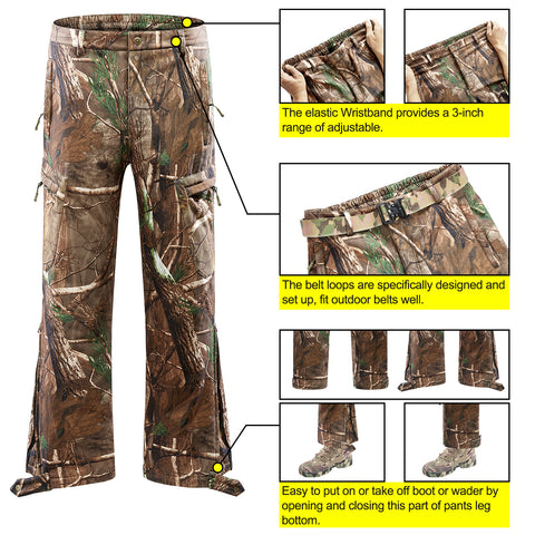 CUBE COVE Camo Tree Hunting Pants