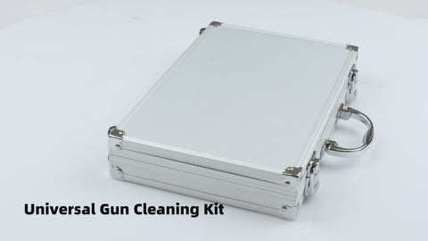 Gun Cleaning Kit, Universal Gun Cleaning Supplies for Hunting Rifle Pistol Handgun Shot with Carrying Case